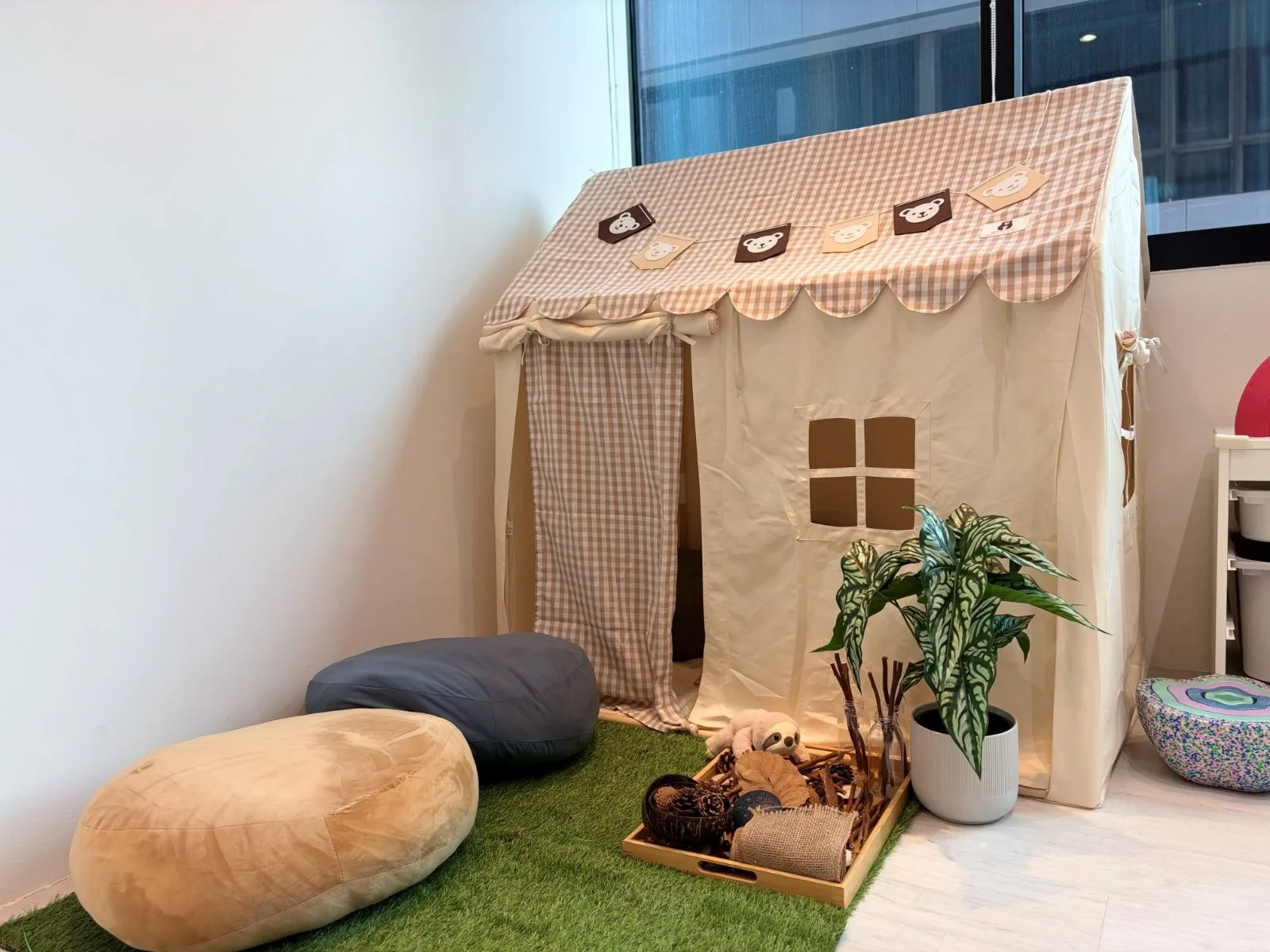 Our play house corner